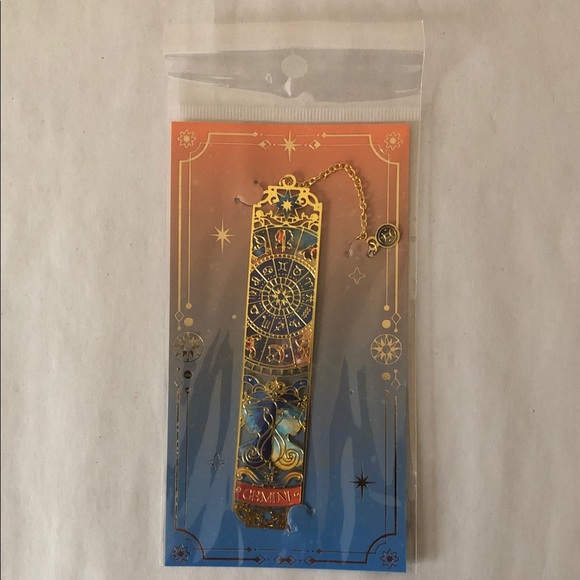 Emmoolife Other - EMMOOLIFE Gemini Zodiac Bookmark
